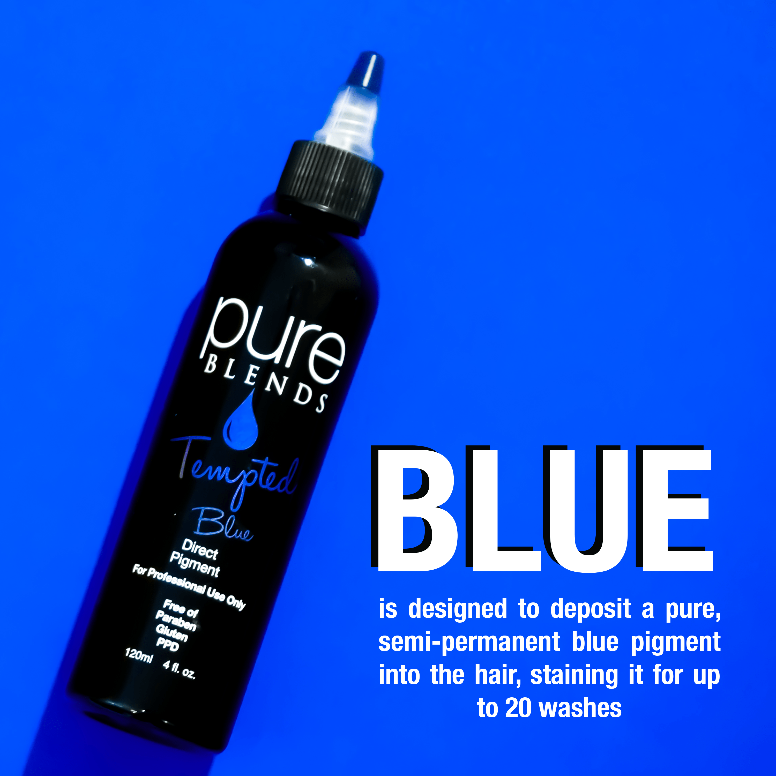 Tempted Blue Direct Pigment – American Culture Brands Pro