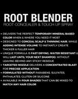 Root Blender Root Concealer & Touch Up Spray 12 Pack Shelf Talker